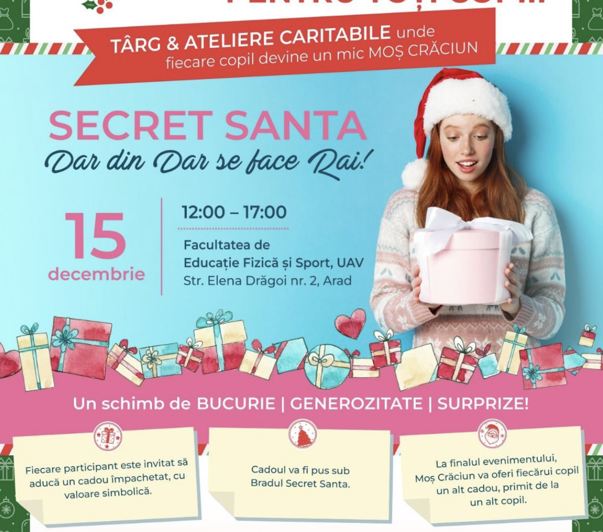 CRĂCIUN PENTRU TOȚI COPIII – 15 decembrie 2025